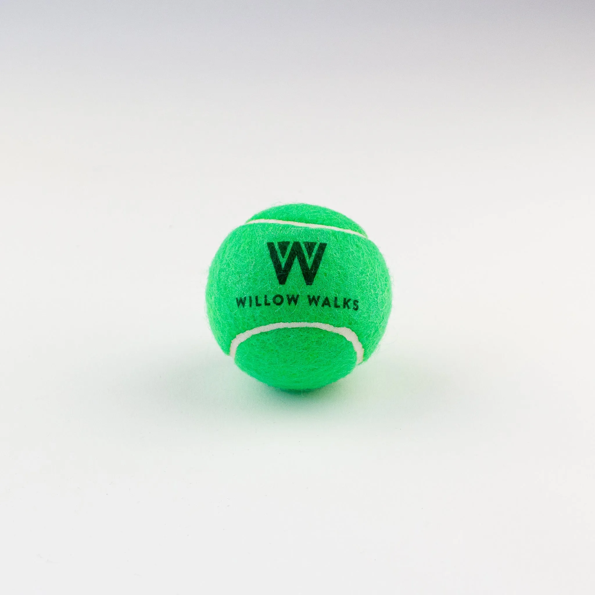 Willow Walks tennis ball in bright green