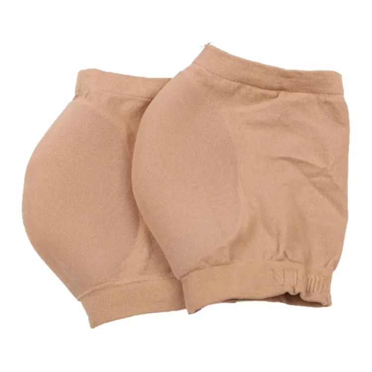 Winter Anti-cracking Silicone Moisturizing Heel Socks, One Pair, Size:L Code (42-46)(Skin Color)