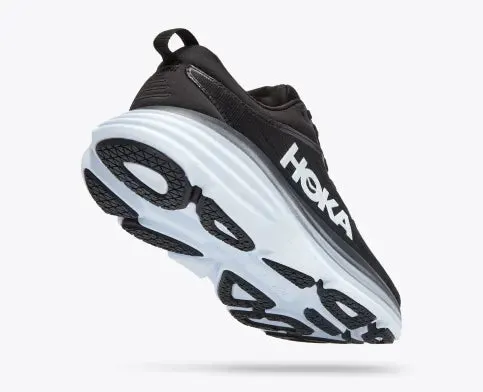 WOMEN'S HOKA BONDI 8 | BLACK / WHITE