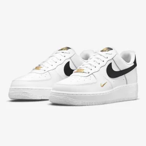 Women's Nike Air Force 1 '07 Essential (White/Black/Metallic Gold)(CZ0270-102)