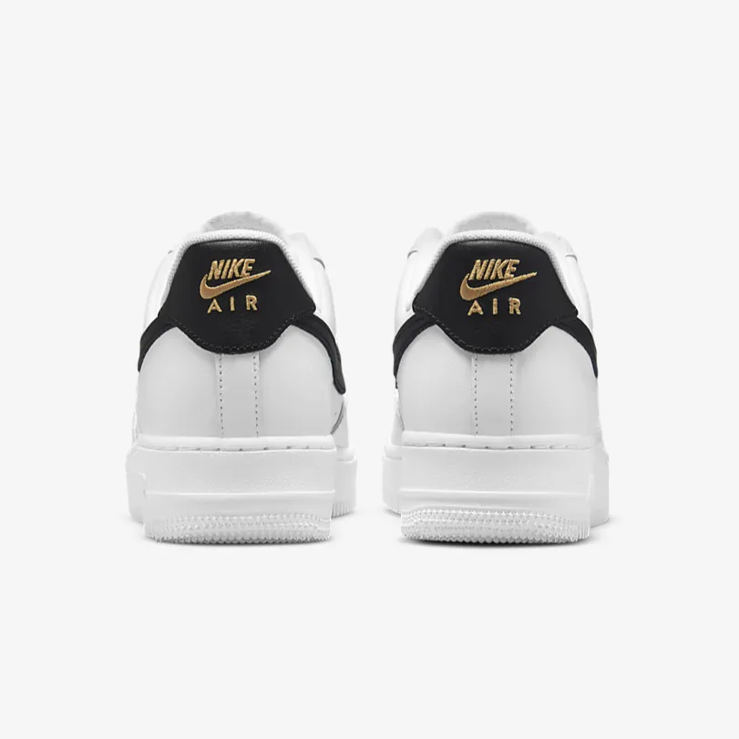 Women's Nike Air Force 1 '07 Essential (White/Black/Metallic Gold)(CZ0270-102)