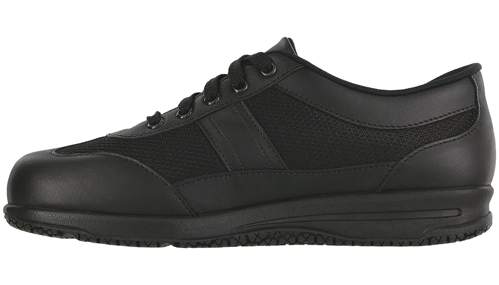 Women's Reverie Non Slip Lace Up Shoe in Black