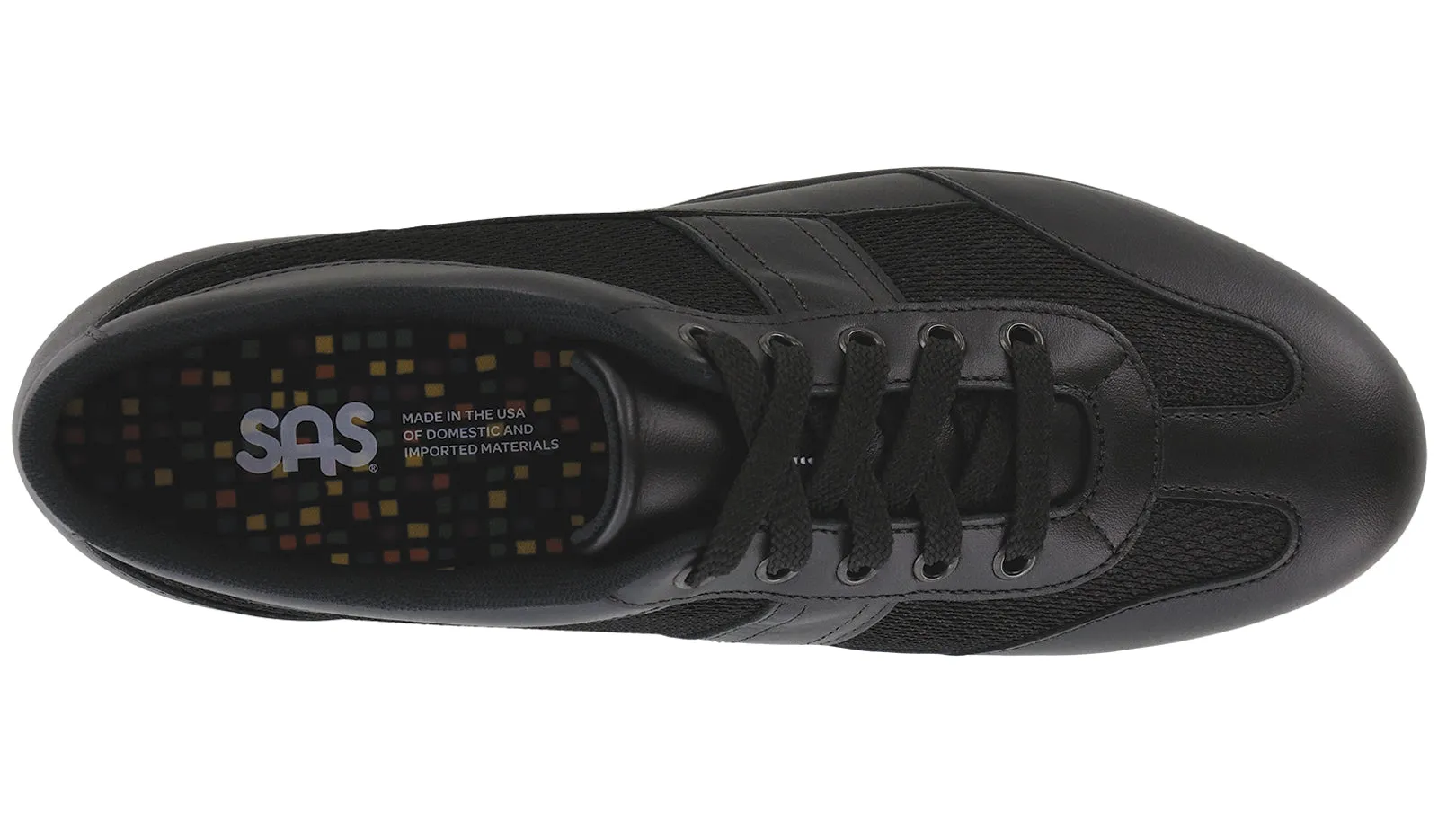 Women's Reverie Non Slip Lace Up Shoe in Black