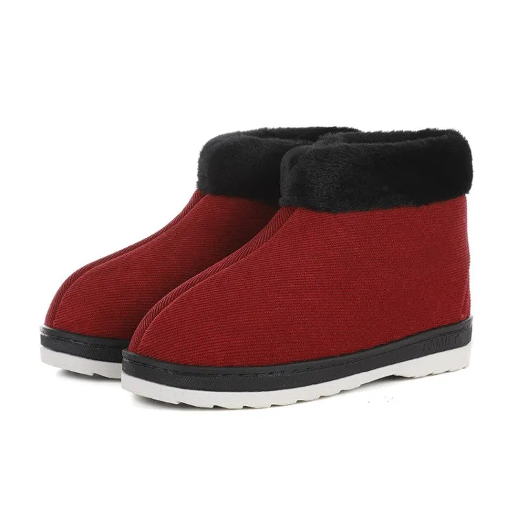 Women's Winter Zipper Short Snow Boots