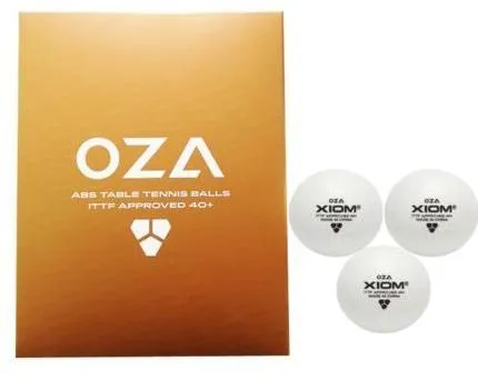 XIOM Latest OZA 3-Star Table Tennis Balls (Pack of 12)